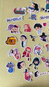 Kpop Demon Hunter Cute Stickers – Aesthetic Kawaii Vinyl Decals for Journals Laptops Phones and Scrapbooks