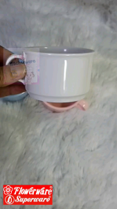 ถ้วย​กาแฟ​เมลามีน​ 3​นิ้ว​ ยี่ห้อ​Flowerware​ ผลิต​จากศรี​ไทย​ซุ​ปเปอร์แวร์​)​