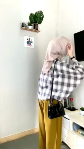 KEMEJA FLANEL BATWING