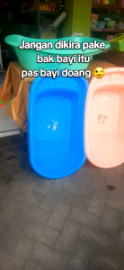 baby bath jumbo / bak bayi plastik besar / bak mandi bayi tanpa tempat duduk / bak alas mandi