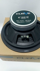 Speaker Curve 8 Inch  818 W Woofer 100 Watt / Komponen Speker 8" Inci