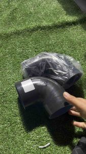 ท่องอ90องศาสีดำ ท่อยางซิลิโคน  ทนแรงดัน ทนความร้อนได้สูง