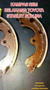 KAMPAS REM BELAKANG TOYOTA STARLET SOLUNA
