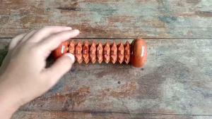 kerajinan kayu alat pijat refleksi roll gerigi telapak tangan dan kaki kebas kesemutan melancarkan peredaran darah menghilangkan lelah stres nyeri syaraf sendi