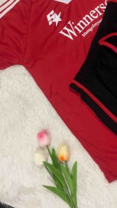 ชุดเซต 2 ชิ้น 🍬 เสื้อ WinnersQud กางขา สไตล์วินเทจ เสื้อกีฬา สินค้าพร้อมส่ง