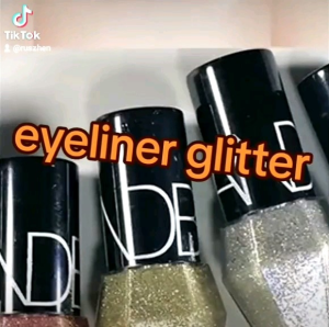 COD Eyeliner Cair Glitter Berlian 5 Warna Eyeshadow Mini Tahan Lama Cepat Kering
