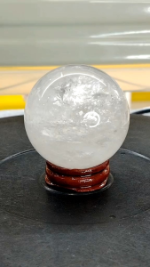 Natural Brazil High Gred White Quartz Crystal Ball Ornament WQB19 #Crystalball #WhiteCrystal #CrystalQuartz #homedecor #Lifestyle #Furniture #WhiteQuartz