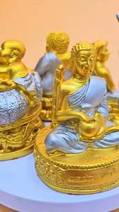 3 พระอรหันต์แห่งโชคลาภ ศักดิ์สิทธิ์ แร่เหล็กน้ำพี้ หล่อตัน ปางเรียกทรัพย์ เสริมโชคลาภค้าขาย