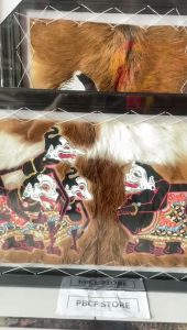 WAYANG PUNOKAWAN KULIT ASLI 70CM X 50CM HIASAN DINDING BINGKAI KAYU