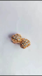 ANTING EMAS TUSUK PERMATA LOVE GOLD ANTI LUNTUR