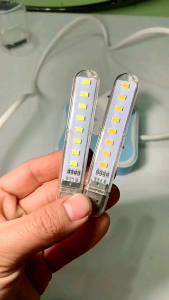 Đèn Led USB 8 Bóng Ánh Sáng Màu Trắng