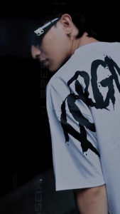 tshirt oversize pria forgiveness putih huntercutz