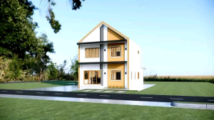 แบบบ้านนอดิก 2 ชั้น