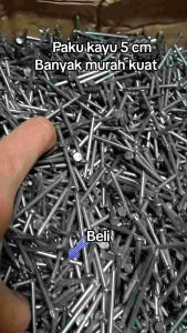 Paku kayu ukuran 2 in panjang 5 cm Per kg grosir eceran