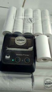 kertas struk thermal edc ukuran 58x30mm paket 10 roll