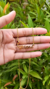 Kalung Nama Titanium Anti Karat Anak Dewasa: Aksesoris Wanita & Necklace Fashion