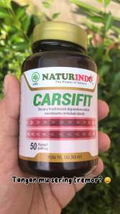 Carsifit Obat Tremor parkinson obat untuk penyakit tremor obat tremor seluruh badan obat penghilang tremor obat herbal tremor tangan 50 Kapsull