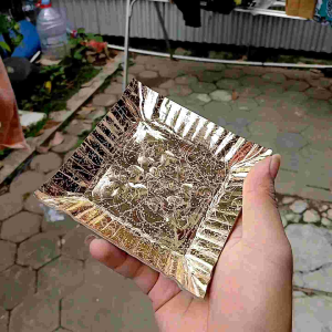(100pcs) Lepek Kue Ultah & Lepek Kertas Tebal Bermotif