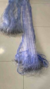 Lưới đánh cá 3 màn gân Chiều cao 15 met Chiều dài 90-100m mặt từ 3-10p hay then 1.5 đến then 5