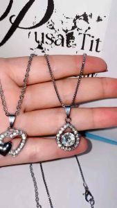 KALUNG SILVER PERAK 3 MOTIF EMAS PUTIH 2024 ANTI LUNTUR KALUNG PANJANG WANITA 45 CM TITANIUM KALUNG PANJANG WANITA TITANIUM KEKNIAN XUPING ASLI PERHIASAN TITANIUM ASLI PERHIASAN TITANIUM ASLI ANTI LUNTUR 24 KARAT