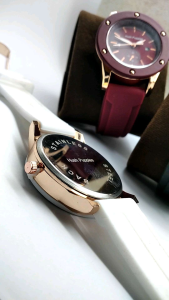 Jam Tangan Wanita / Remaja Hush PUPiss Fitur Tanggal Tali Karet Import