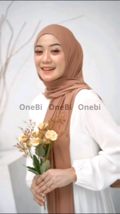 Pasmina Oval Bahan Spandek Jersey