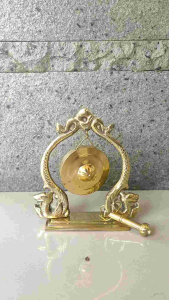 Miniatur Gong Naga / Gong Cantuk Kuningan Ukuran Kecil