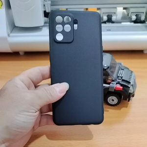 Casing Oppo Reno 5f Softcase Premium & Reno 5f Case Macaron Black