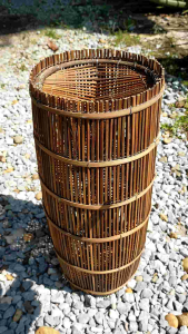 ไซ ไซดักกุ้ง ไซดักปลาซิว ไซบั้ง ไซไม้ไผ่ ขนาด 8x16 นิ้ว