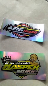 STIKER HOLOGRAM JUMBO ARG PUTIH DAN SOUND LAINYA | STIKER HOLOGRAM JUMBO | STIKER PACK ISI 30 PCS