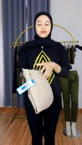 Celana Kulot Cargo wanita Twill Combed Terlaris