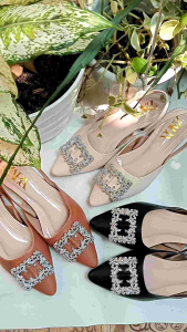 SANDAL ZR WANITA TERBARU/SANDAL WANITA KEKINIAN/SANDAL PESTA WANITA HAK 3CM