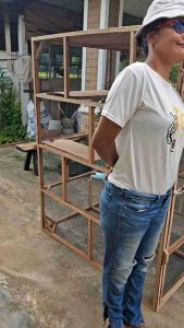 กรงเลี้ยงสัตว์เลี้ยง ขนาดสูง150กว้าง90ยาว90ซม.