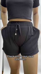 Women's Cotton Knitted Shorts: Perfect Fit & Comfort for Summer