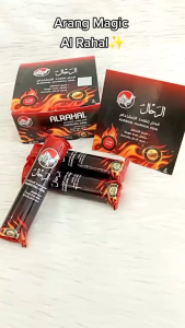 Arang Magic 1Box Kotak Al Rahal Charcoal Untuk Kit Dupa Arab Buhur Bukhur 1Box Isi 8 roll Buhur gahru wewangian ruanganacara maulid nabi aroma para habaib
