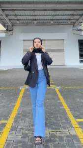 Celana cutbray jeans wanita murah