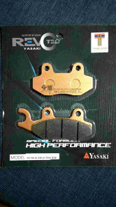 ผ้าเบรคหน้า-หลัง Kawasaki KLX 125-140-150-230และ D-TRACKER 150 ดูรายละเอียดปีด้านล่าง  Yasaki revoteq แท้ ส่งทุกวันจากกทม.