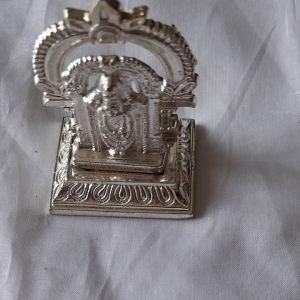 Perumal Idol German Silver | Traditional Lord Venkateswara Statue for Pooja Festivals & Home Décor