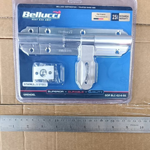 Grendel Overpal Bellucci Stainless / Grendel Gembok / Grendel Pintu Bellucci / GOP BLC G2 SS / Slot Pintu Stainless / Grendel Stainless Bellucci