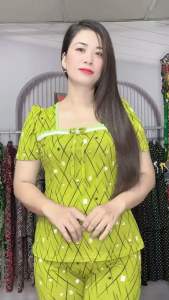 ĐỒ BỘ Nữ MẶC NHÀ thiết kế đơn giản mà lại sang