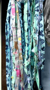 สายคล้องคอผ้าคอตตอนกระดุมแป๊กแบบพลาสติก