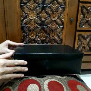 Sandal Bustong Wanita Full Kulit : 041