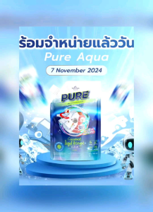 🎉โปรโมชั่นเด็ด Double Day 11.11 ซื้อผงซักฟอกเพียว 1 กล่อง (แบบผง) น้ำยาซักผ้าเพียว อควา 1 ซอง (แบบน้ำ)