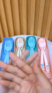 Sendok Set Anak Karakter Labubu Terbaru