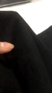 vải linen  màu đen dày vừa mềm co giãn nhẹ _( khổ 1m3) may đầm váy áo quần vv