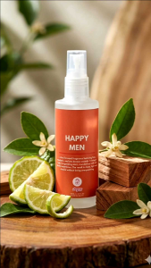 Anney Happy Men Eau De Parfum 85ml - Long Lasting Oil-Based Perfume for Men | Fresh Citrus & Woody Scent | FDA Approved & Authentic