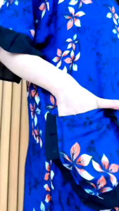 dres lalisa bunga variasi saku dres motif terbaru mewah dres motif kombinasi dres motif kekinian dres wanita viral termurah Santai