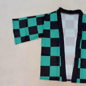 READY STOCK Cosplays Adult Japanese Anime Manga Demon Slayer Cloak Tanjiro Kamado Top Movie Character Japanese Man Traditional Top Cartoon Character