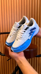 Muhsa.Co-Sepatu Running Pria/Wanita Hyperblast laufen Olahraga Jogging Sport Putih Biru