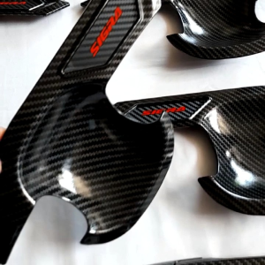 Paket Cover Handle Outer Pintu Mobil Sigra 2016-2023 Carbon